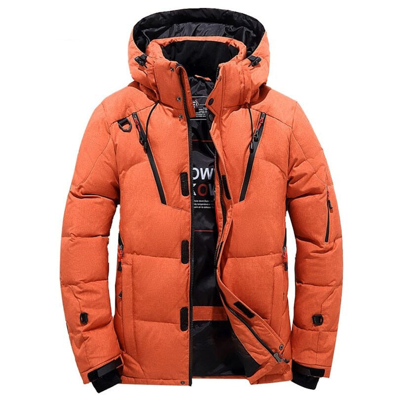 Jaqueta Masculina de Inverno Térmica com Capuz
