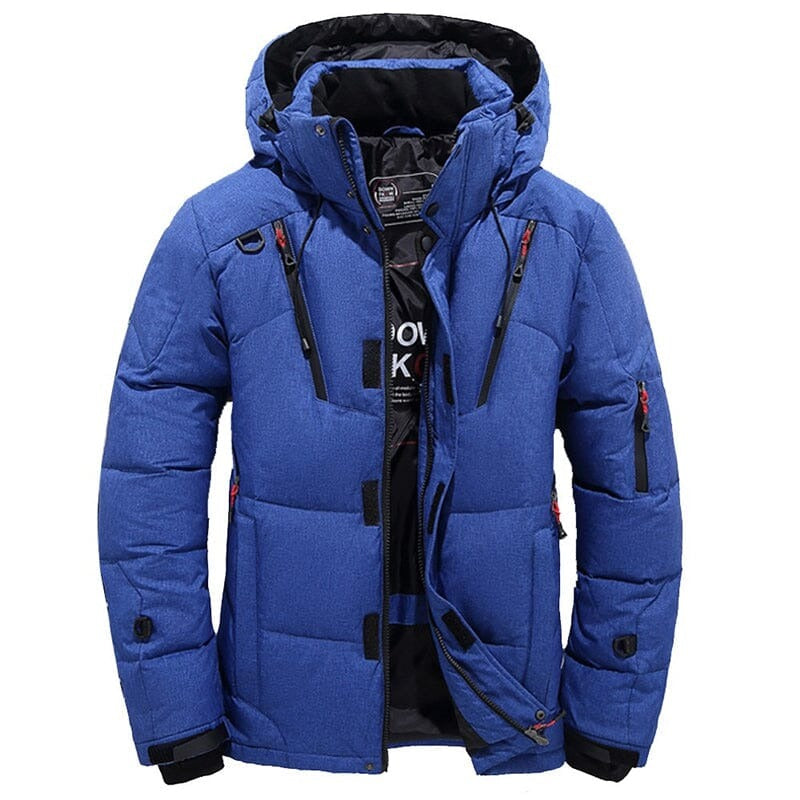 Jaqueta Masculina de Inverno Térmica com Capuz