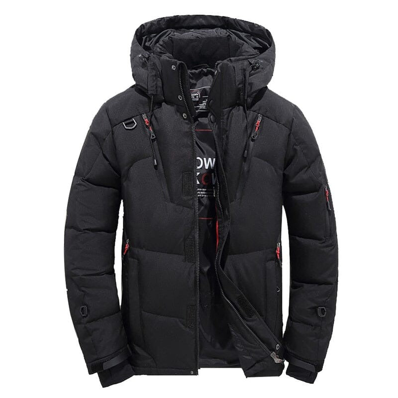 Jaqueta Masculina de Inverno Térmica com Capuz