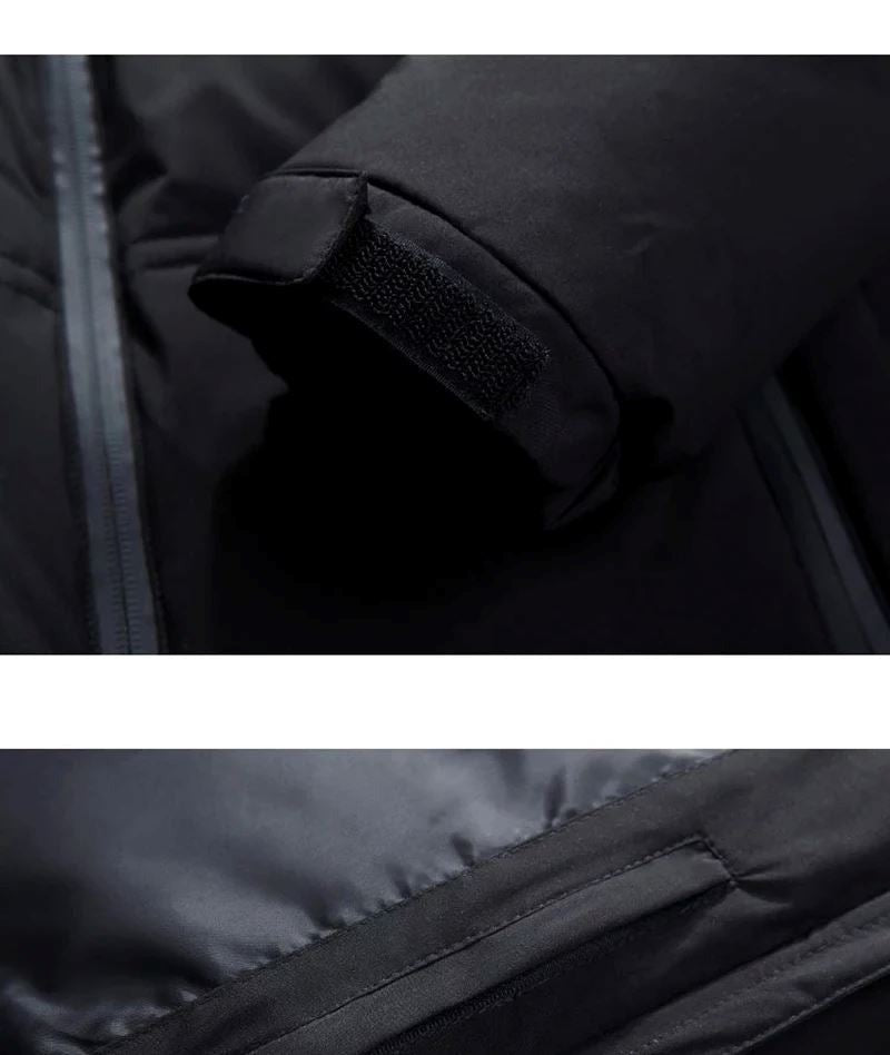Jaqueta Masculina de Inverno Térmica com Capuz