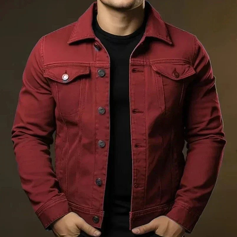 Jaqueta Jeans Masculina Casual