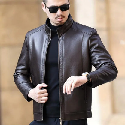 Jaqueta Masculina em Couro - Sellina