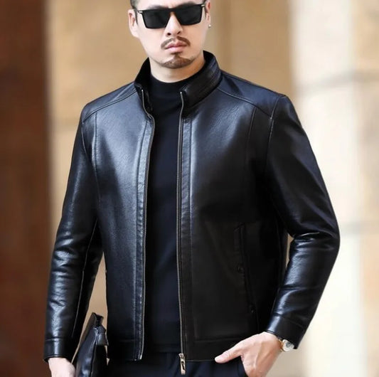 Jaqueta Masculina em Couro - Sellina